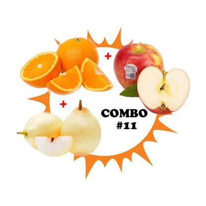 Combo #11 ~ AUS Venus Orange (L) (5pcs) + Ya Pear (5pcs) + Envy Apple (3pcs)