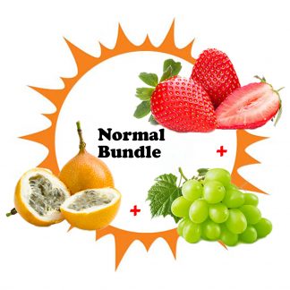 Normal Bundle ~ USA Green Grapes (Seedless) (1kg) + Australia Strawberry 250g + Ecuador Passion Fruit (3 Pcs)