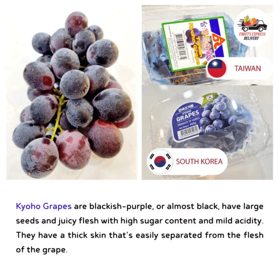 Korean kyoho grapes