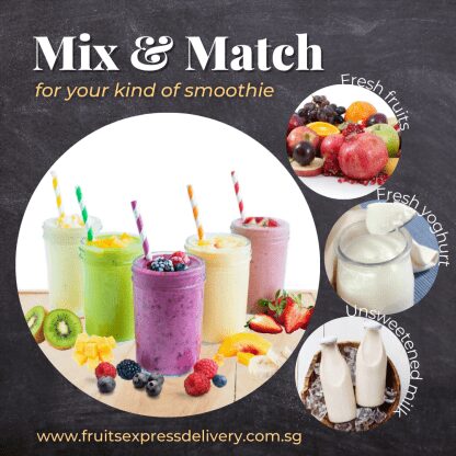 Fresh yoghurt smoothie (mix & match)