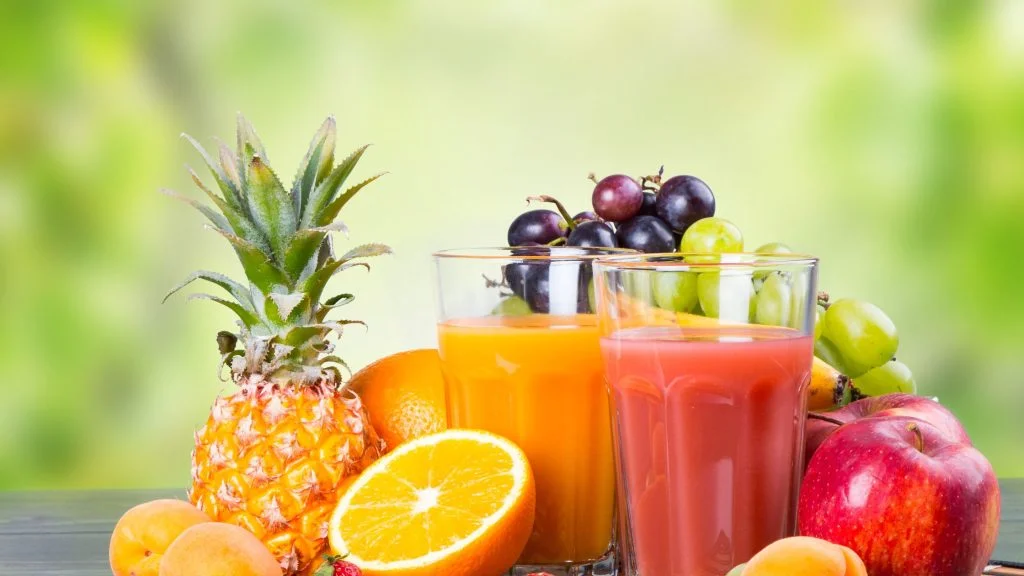 Health benefits of freshly squeezed fruit juices