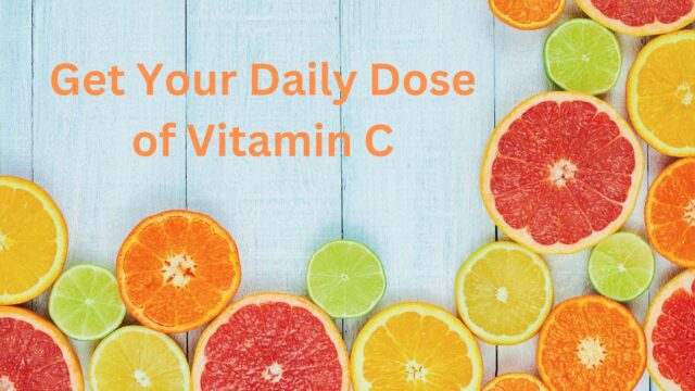 Get your daily dose of vitamin c with fresh citrus fruit