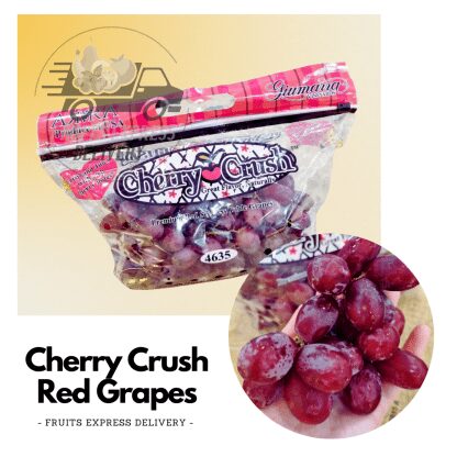 USA Cherry Crush Red Seedless Grapes [Grape King] (1kg)