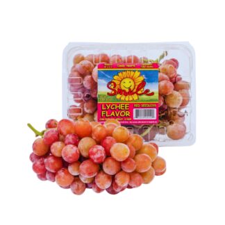 Candy Hearts Lychee Flavor Red Seedless Grapes (450-500g/box)