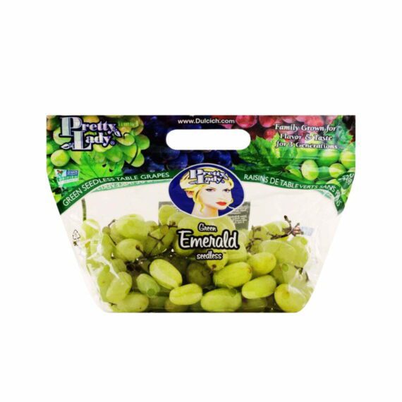 Usa pretty lady emerald green seedless grapes