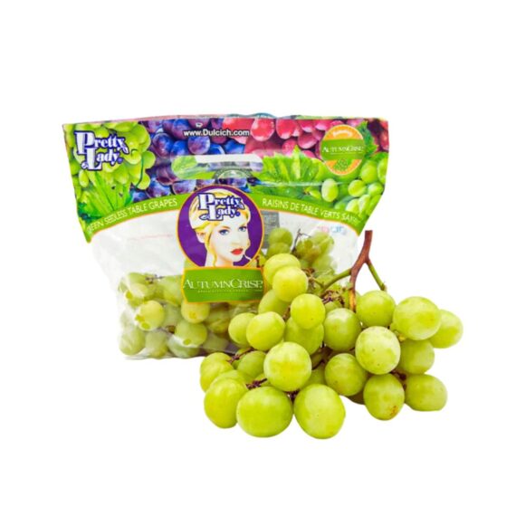 Usa pretty lady autumn crisp green seedless grapes
