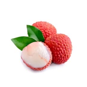Red lantern lychee fruits express delivery. Jpg